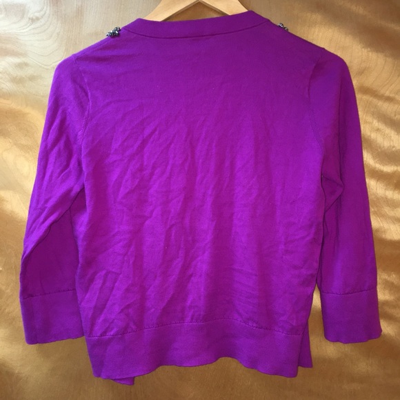 Kate Spade ♠️ Embellished collar Cardigan - Picture 5 of 11